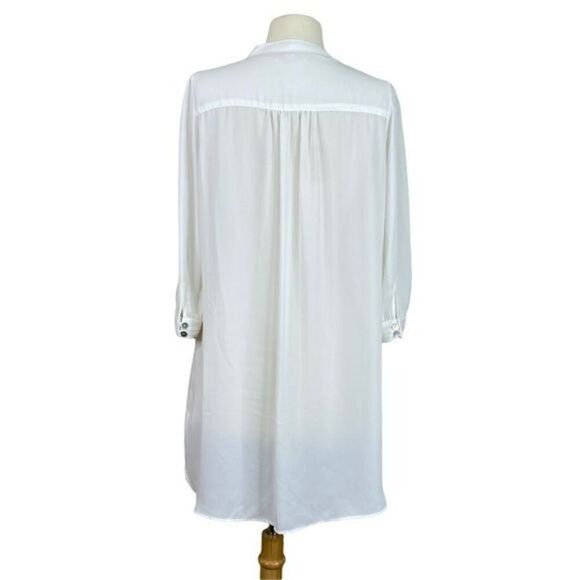 Gibson Latimer White Blouse Size Small - Picture 4 of 5